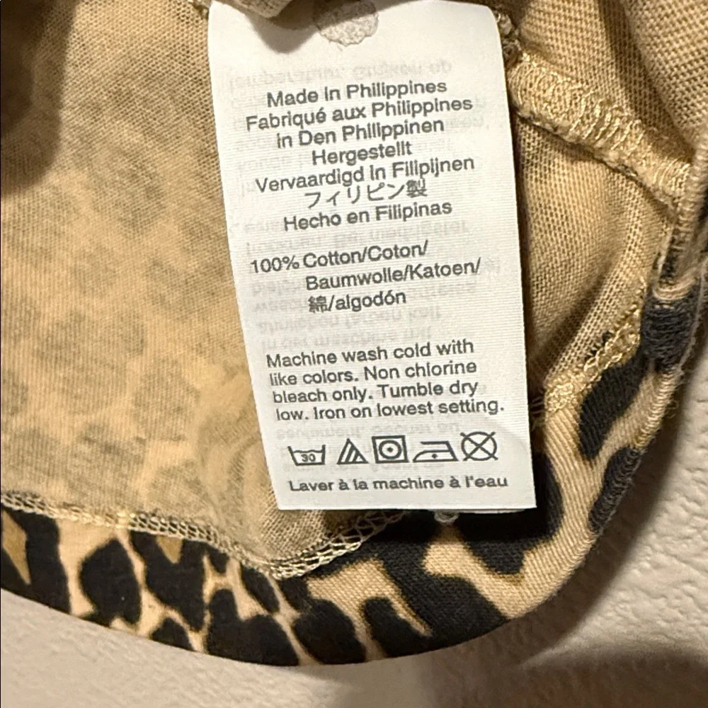 Crewcuts Girls Leopard Print Dress size 6 (girls)‎ 100% cotton
